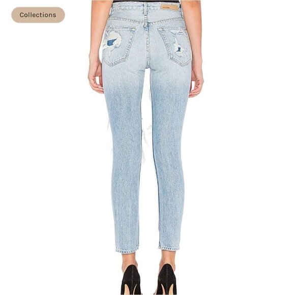 NWT GRLFRND x Revolve Karolina High-Rise E Street Distressed Skinny Jean Size 28 - Picture 4 of 10